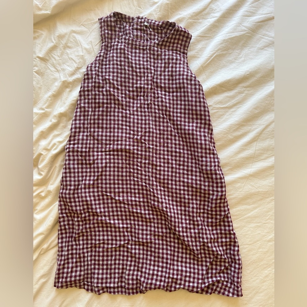Vintage Red Gingham Dress